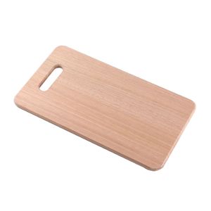 TABLA DE MADERA TECA RECTANGULAR CON AGARRADERA PARA PICAR/SERVIR