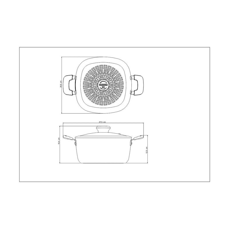 Cacerola-Refinatta-de-aluminio-con-revestimiento-interno-de-antiadherente-marron-26cm