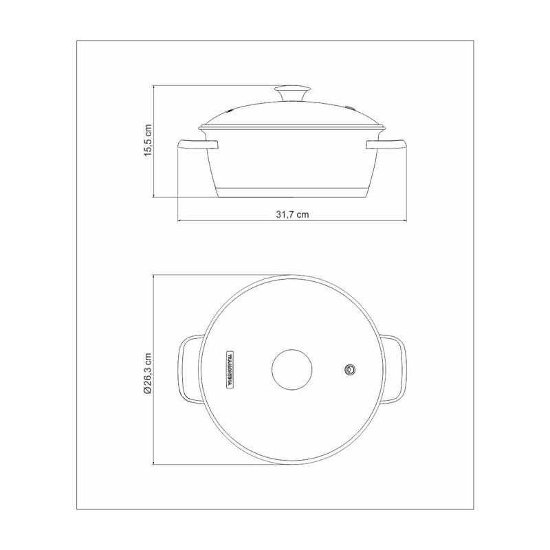 Cacerola-rasa-Allegra-de-acero-inoxidable-con-fondo-triple-y-tapa-de-vidrios-de-24-cm-y-4