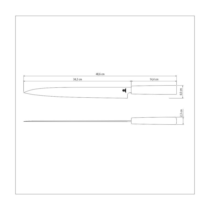 Cuchillo-Yanagiba-Tramontina-Sushi-con-lamina-de-acero-inoxidable-y-mango-de-nylon-13-.