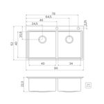 Fregadero-de-Empotrar-en-Acero-Inoxidable-Acabado-Scotch-Brite-86-x-52-cm