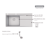 Fregadero-de-Empotrar-en-Acero-Inoxidable-Acabado-Scotch-Brite-100-x-52-cm