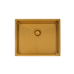 Pileta-Tramontina-Design-Collection-Quadrum-en-acero-inoxidable-con-recubrimiento-PVD-Gold-50x40-cm