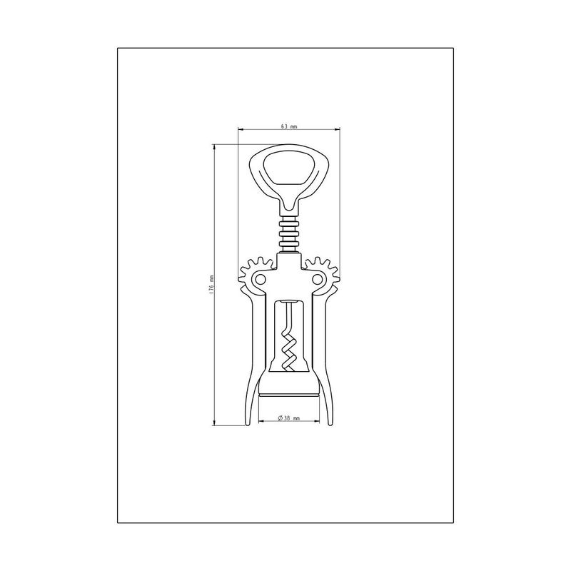Sacacorchos-abridor-Tramontina-negro-de-zamak-cromado.