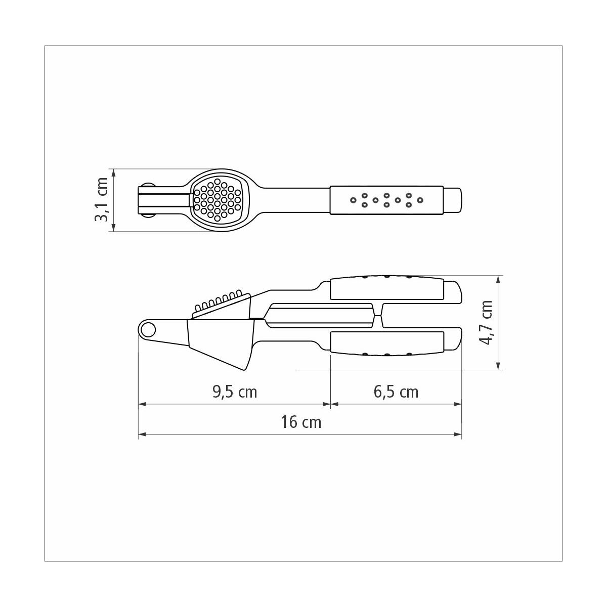 Triturador de ajo color negro modelo UTILITA - TR7612 — Fivisa