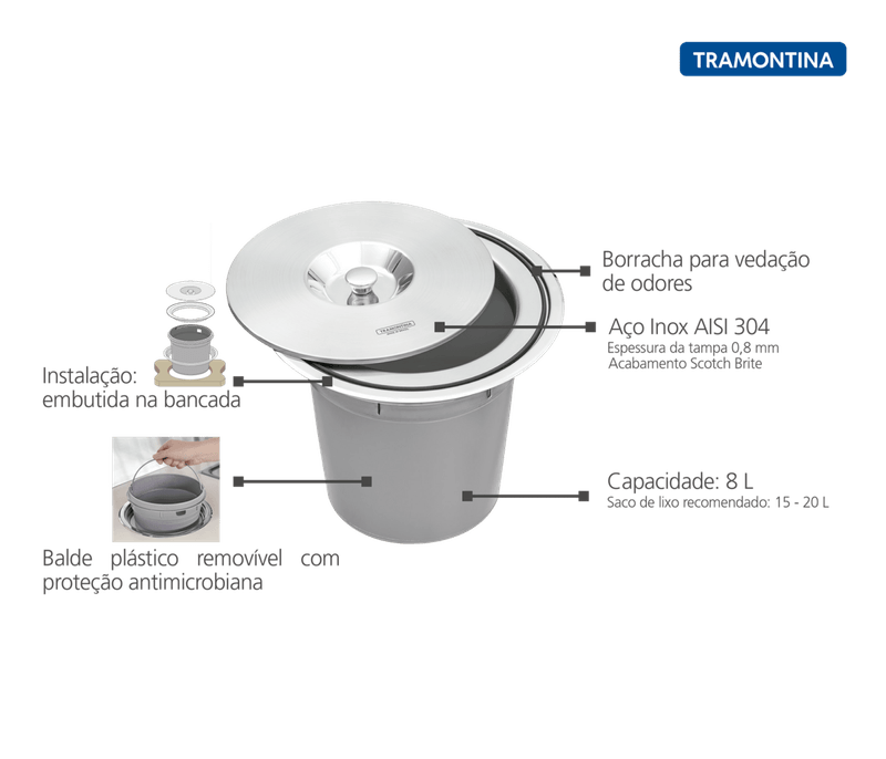 Basurero-de-empotrar-Tramontina-de-acero-inoxidable-con-balde-pl-stico-de-8-l