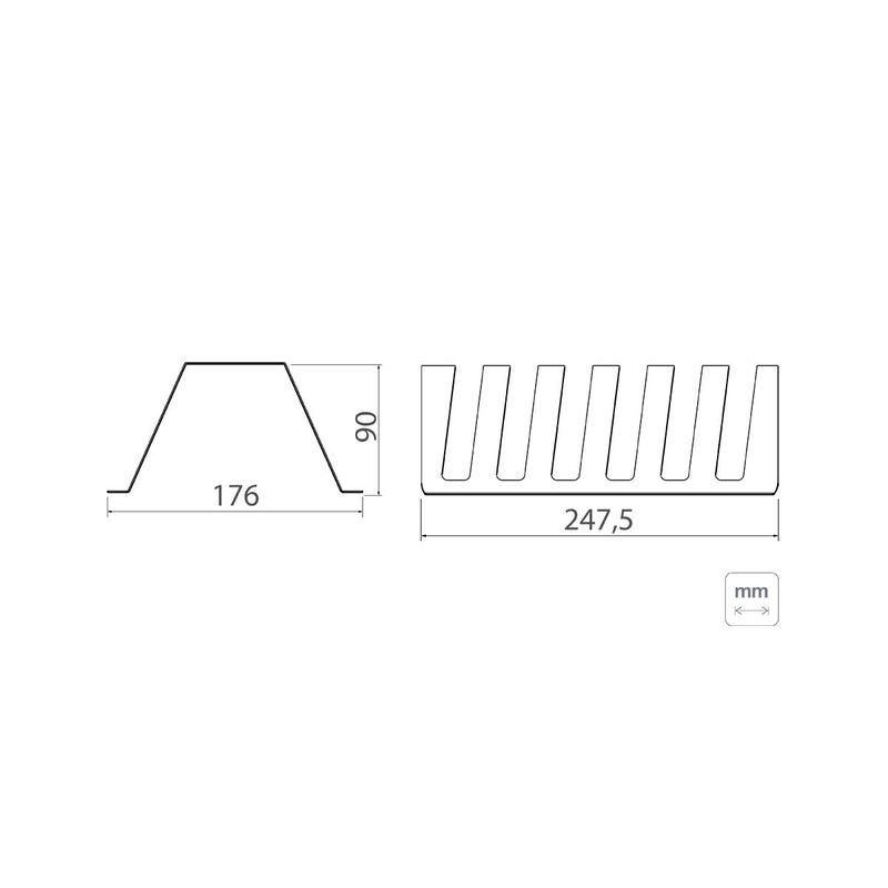 Escurridor-de-Platos-Tramontina-de-Acero-Inoxidable-con-Terminacion-Scotch-Brite-24-x-17-cm