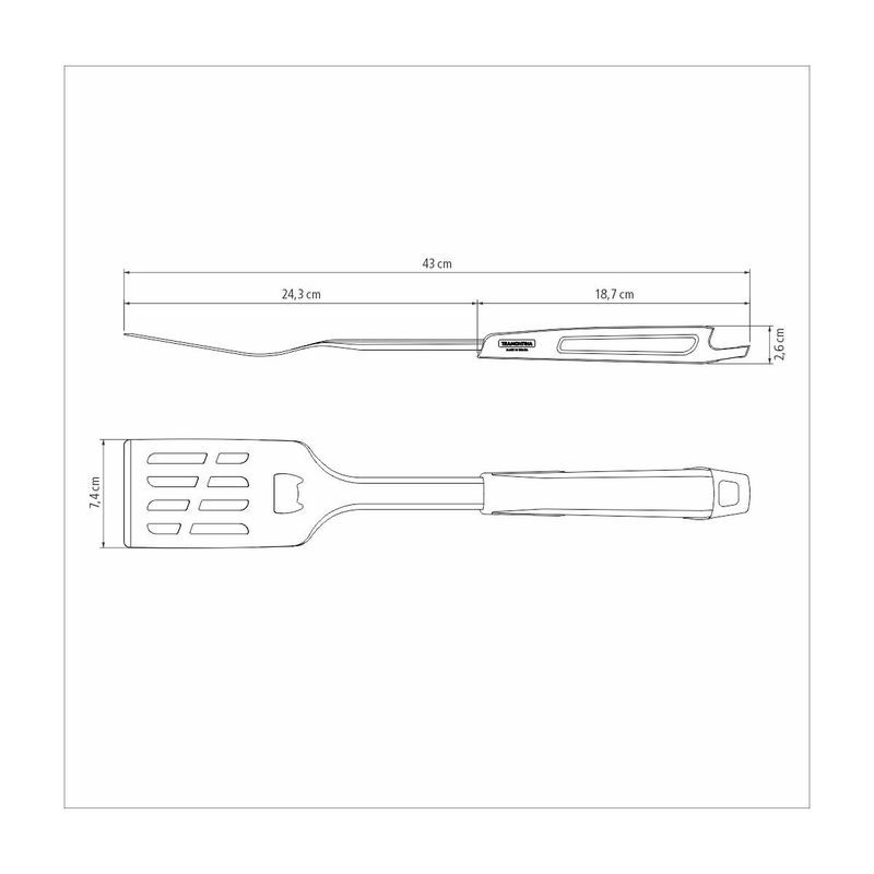 EspA¡tula-Tramontina-Churrasco-Black-con-LA¡mina-en-Acero-Inoxidable-y-Mango-de-Polipropileno-Negro-con-Destapador-de-Botellas