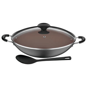 Olla Wok Vermont en aluminio con revestimiento interno antiadherente 32cm