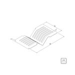 Escurridor-de-platos-de-acero-inoxidable-Tramontina-con-acabado-Scotch-Brite-para-superposiciA³n-en-el-canal-organizador-30x15-cm