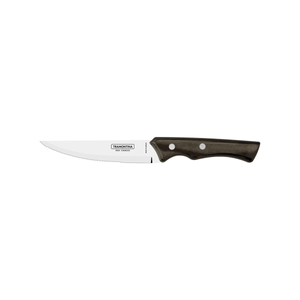 Cuchillo para Asado Jumbo Tramontina con Lámina de Acero Inoxidable y Mango de Madera Polywood Castaño 5"