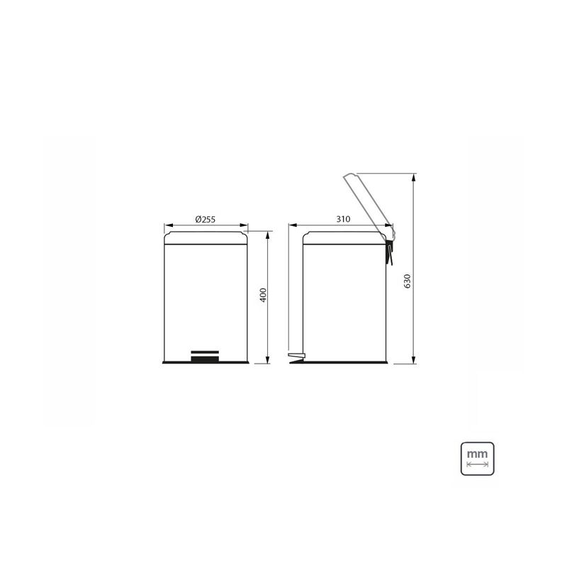 Basurero-de-acero-inoxidable-con-pedal-Tramontina-con-terminacion-scotch-brite-y-balde-interno-removible-de-12-l.