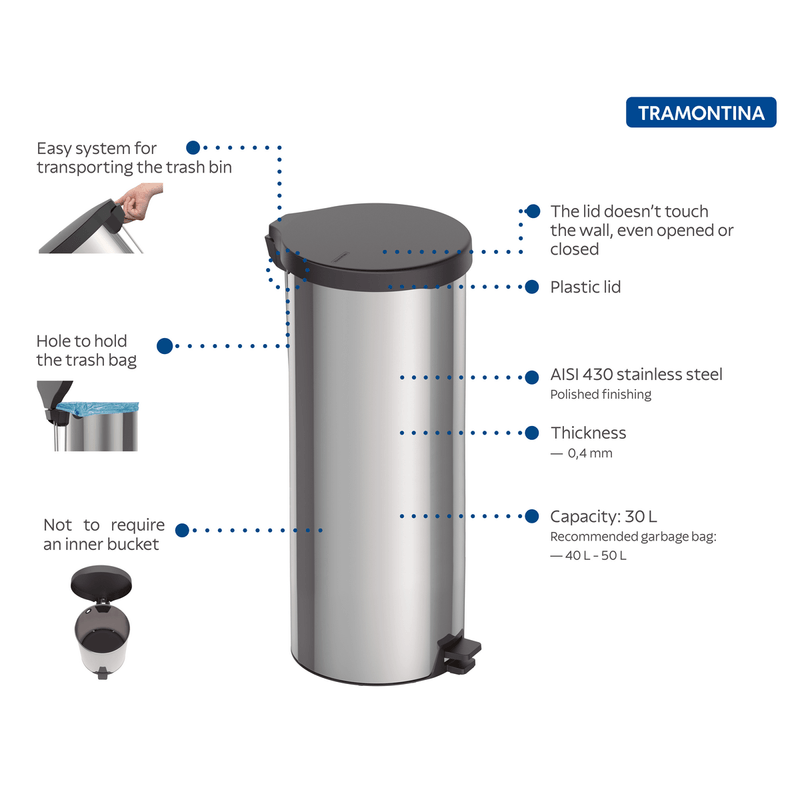 Basurero-en-acero-inoxidable-con-Pedal-Tramontina-New-30-L