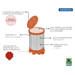 Basurero-Inox-Tramontina-Sofie-con-Cuerpo-de-Acero-Inoxidable-con-Terminacion-Scotch-Brite-y-Detalles-de-Plastico-Translucido-Anaranjado-con-Pedal-5-l