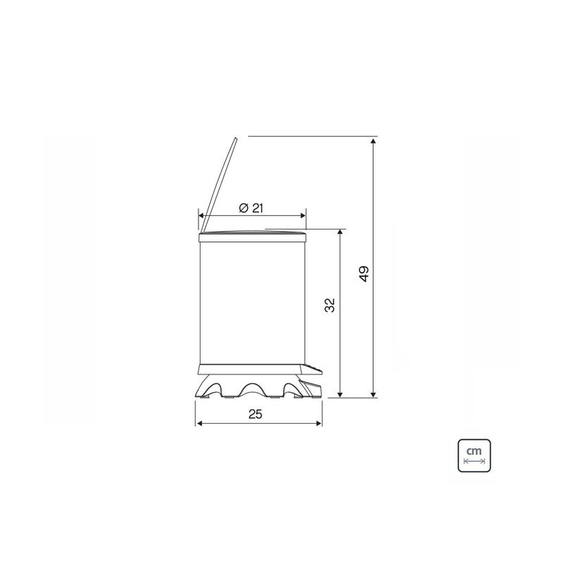 Basurero-Inox-Tramontina-Sofie-con-Cuerpo-de-Acero-Inoxidable-con-Terminacion-Scotch-Brite-y-Detalles-de-Plastico-Translucido-Rojo-con-Pedal-5-l