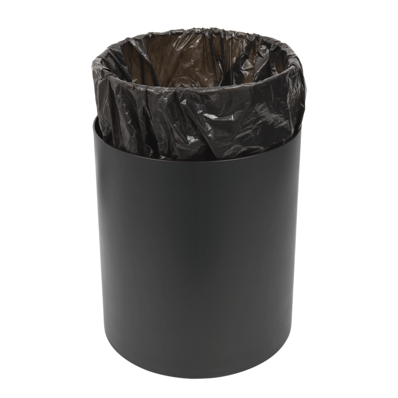 Papelera-Tramontina-util-mezcla-de-oro-con-cubo-de-plastico-negro-5L