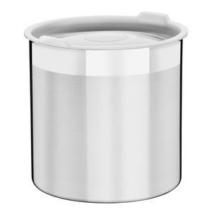 Recipiente de Acero Inoxidable con Tapa Plástica 18,5 cm