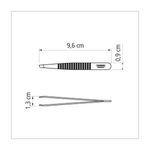 Pinza-Tramontina-de-acero-inoxidable-con-punta-diagonal.