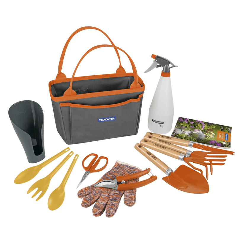 Kit-Regalo-para-JardinerA­a-Tramontina-con-Bolsa-de-Lona-13-Piezas