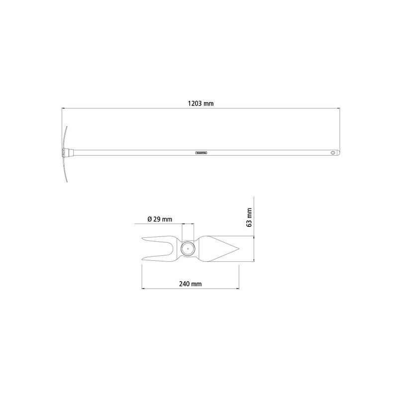 Escardillo-corazA³n-dos-puntas-mango-de-madera-120-cm