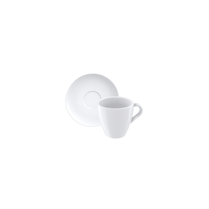 Juego de Taza y Plato para Cappuccino Paola Tramontina de Porcelana Decorada 200 ml 12 Pzas