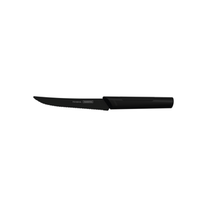 Cuchillo para Asado y Frutas Nygma Tramontina con Lámina de Acero Inoxidable y Mango de Polipropileno Texturizado Negro 5"