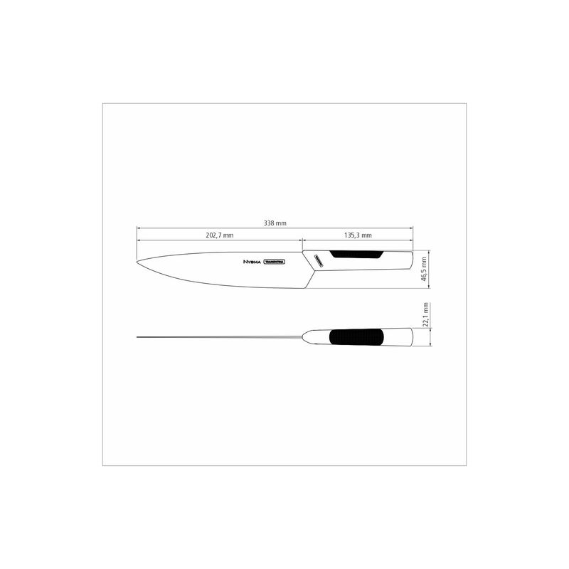 Cuchillo-Chef-Tramontina-Nygma-con-LA¡mina-de-Acero-Inoxidable-y-Mango-de-Polipropileno-Texturizado-Negro-8-