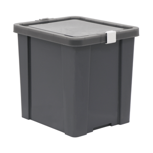 Caja Organizadora Office Tramontina de Polipropileno Gris 42 L