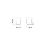 Lixeira-Tramontina-Compact-em-Polipropileno-Cinza-com-Tampa-Basculante-65-L