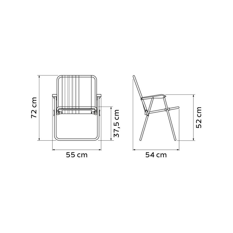 Silla-de-Playa-Tramontina-Samoa-Alta-en-Aluminio-con-Asiento-Azul-Oscuro-y-Naranja