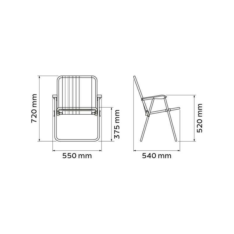 Silla-de-Playa-Tramontina-Samoa-Alta-en-Aluminio-con-Asiento-Azul-Oscuro-y-Naranja