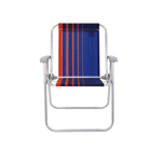 Silla-de-Playa-Tramontina-Samoa-Alta-en-Aluminio-con-Asiento-Azul-Oscuro-y-Naranja