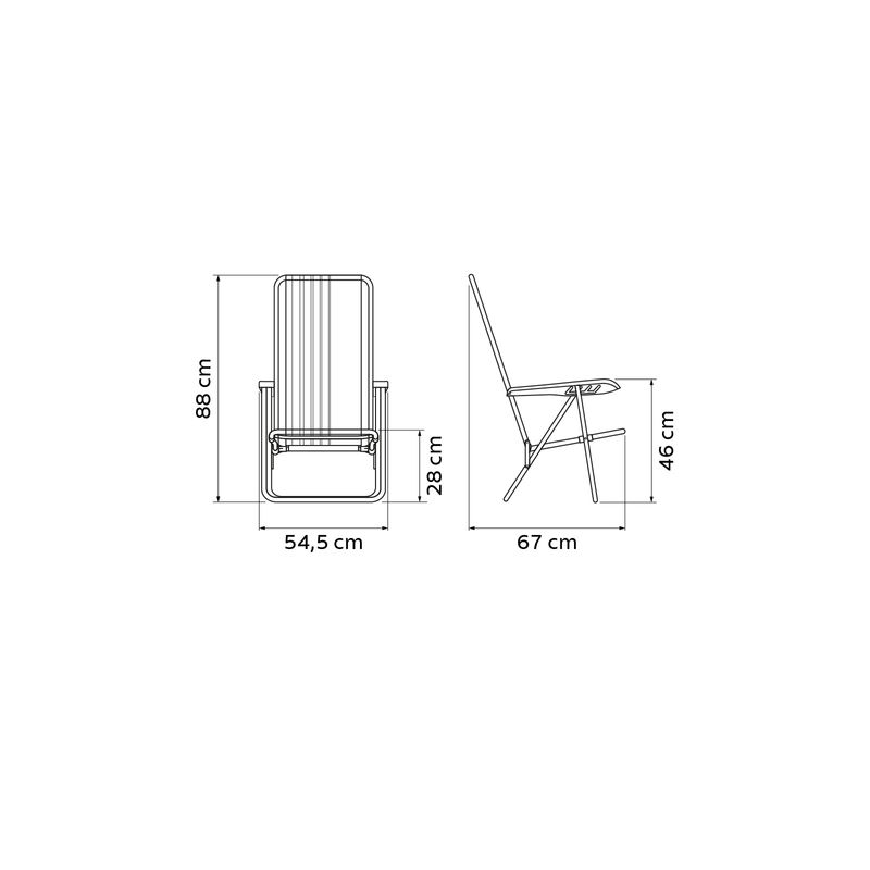 Silla-de-Playa-Reclinable-Tramontina-Bali-Baja-en-Aluminio-con-Asiento-Azul-Oscuro-y-Naranja