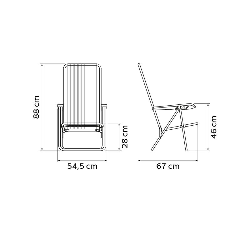 Silla-de-Playa-Reclinable-Tramontina-Bali-Baja-en-Aluminio-con-Asiento-Azul-Oscuro-y-Naranja