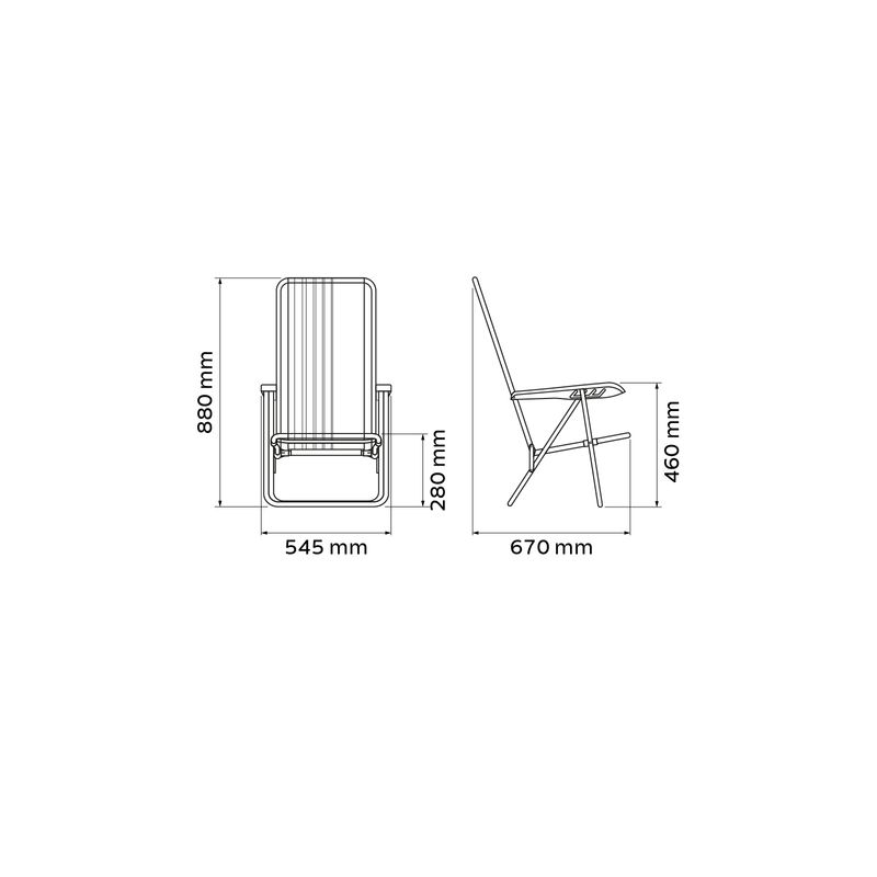 Silla-de-Playa-Reclinable-Tramontina-Bali-Baja-en-Aluminio-con-Asiento-Azul-Oscuro-y-Naranja