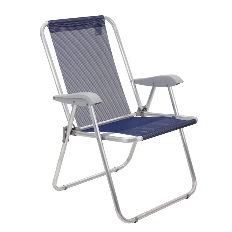 Silla-de-Playa-Tramontina-Creta-Master-en-Aluminio-con-Asiento-Azul-Oscuro