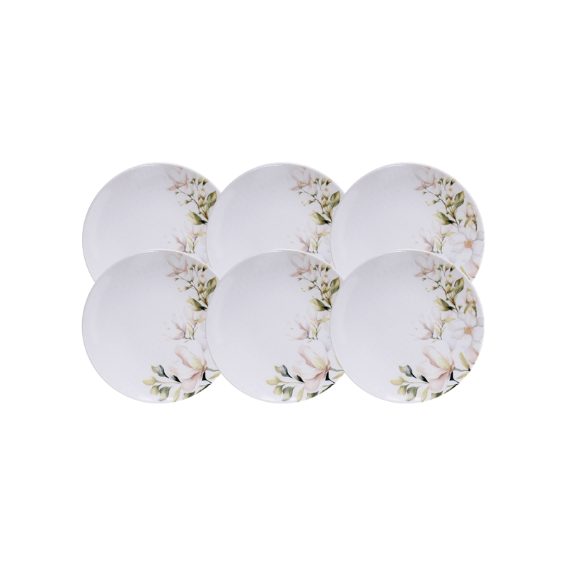 Kit-Plato-Postre-Tramontina-MagnA³lia-en-Porcelana-Decorada-21-cm-6-Piezas