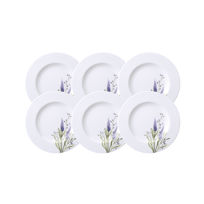 Kit-Plato-Postre-Tramontina-Lilla-en-Porcelana-Decorada-21-cm-6-Piezas