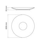 Plato-Postre-Tramontina-RAºstico-MarrA³n-en-Porcelana-Decorada-21-cm