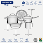 BaterA­a-de-cocina-Allegra-de-acero-inoxidable-con-fondo-triple-de-5-piezas-Tramontina