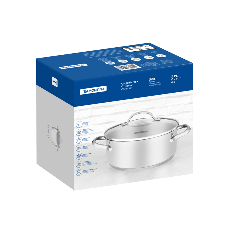 Cacerola-rasa-Una-de-acero-inoxidable-con-fondo-triple-tapa-de-vidrio-24-cm-y-48-l--Tramontina