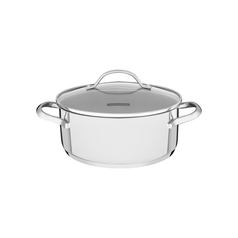 Cacerola-rasa-Una-de-acero-inoxidable-con-fondo-triple-tapa-de-vidrio-20-cm-y-29-l-Tramontina