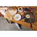 Bifera Tramontina Groovy Breakfast en Aluminio con Revestimiento Interno con Antiadherente Starflon Max y Externo Siliconado Azul 26 cm