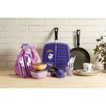 Bifera Tramontina Groovy Breakfast en Aluminio con Revestimiento Interno con Antiadherente Starflon Max y Externo Siliconado Azul 26 cm