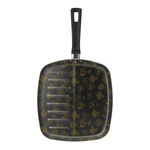 Bifera Tramontina Groovy Breakfast en Aluminio con Revestimiento Interno con Antiadherente Starflon Max y Externo Siliconado Azul 26 cm