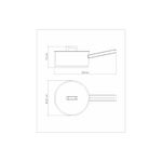 Olla Tramontina Brava de Acero Inoxidable Fondo Triple con Tapa Plana y Mango 20 cm 29 L